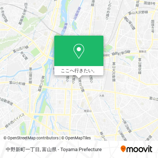 中野新町一丁目地図
