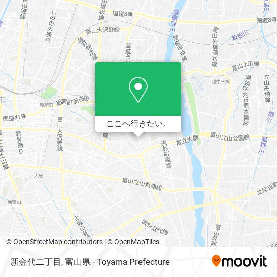 新金代二丁目地図