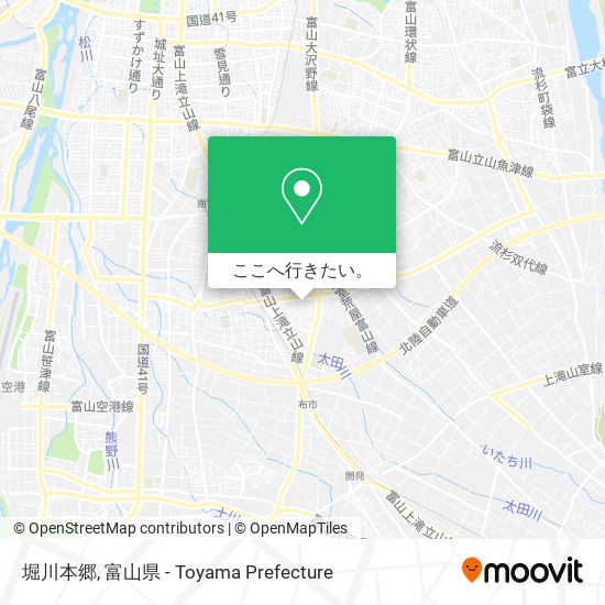 堀川本郷地図