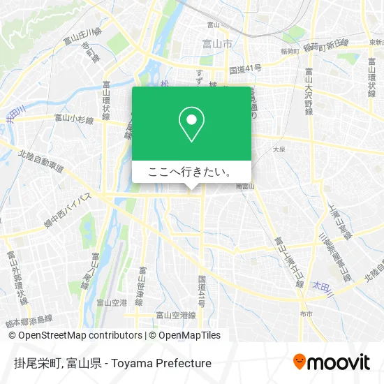 掛尾栄町地図