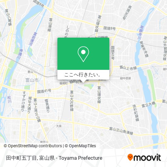 田中町五丁目地図