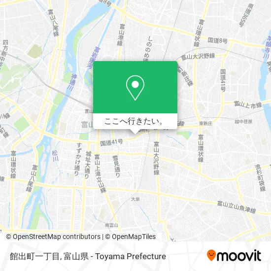 館出町一丁目地図