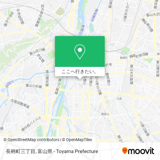 長柄町三丁目地図