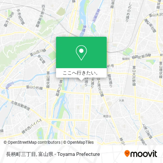 長柄町三丁目地図