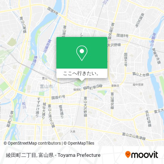 綾田町二丁目地図