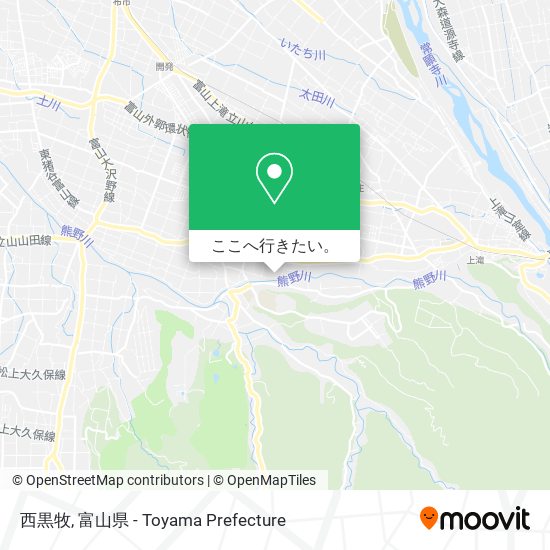 西黒牧地図