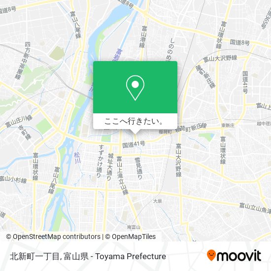北新町一丁目地図