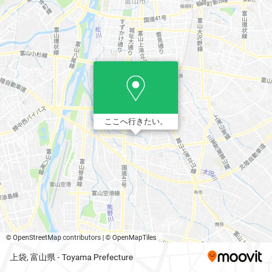 上袋地図