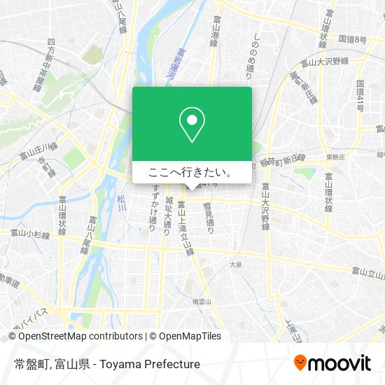 常盤町地図