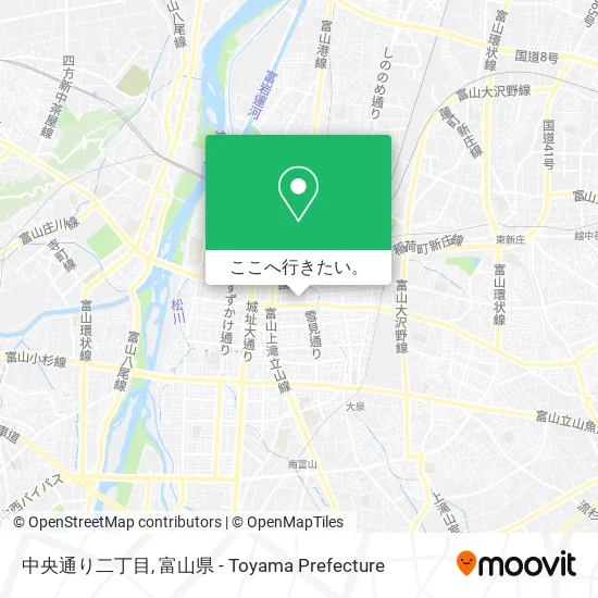 中央通り二丁目地図