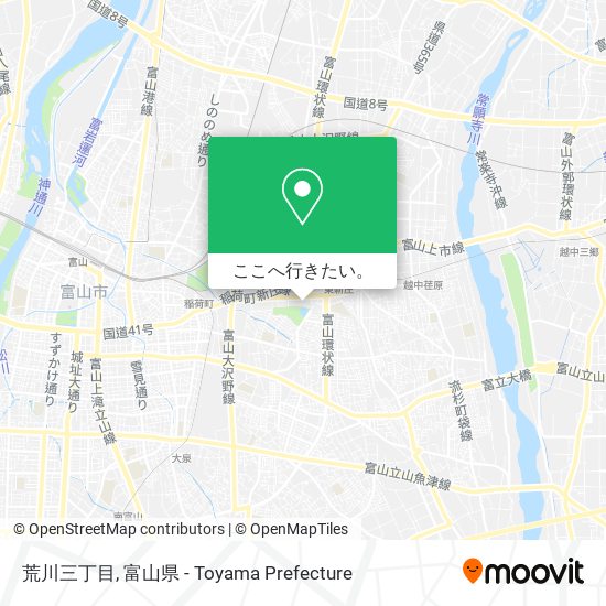 荒川三丁目地図