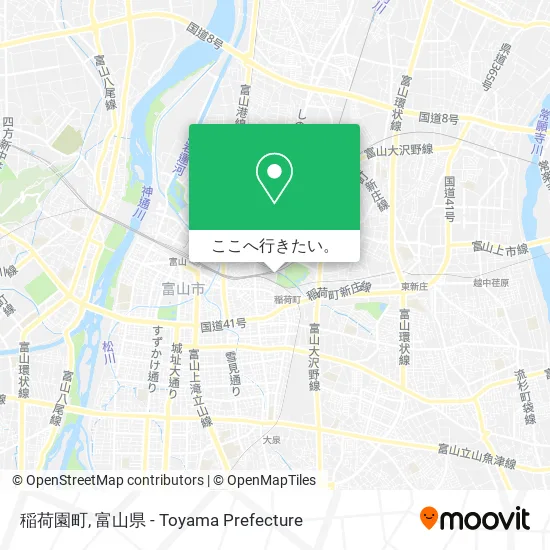 稲荷園町地図