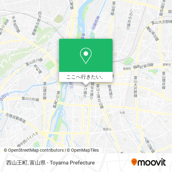 西山王町地図