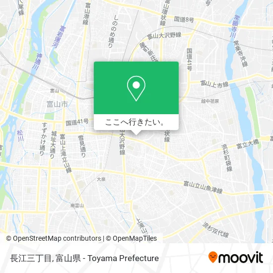 長江三丁目地図
