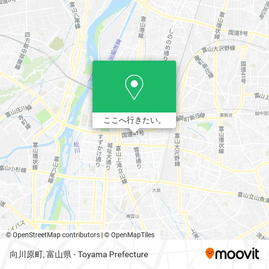 向川原町地図