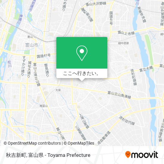 秋吉新町地図