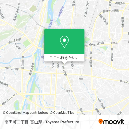 南田町二丁目地図