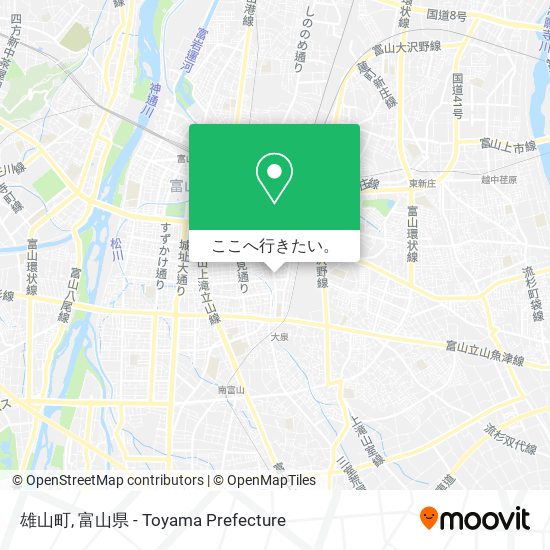 雄山町地図
