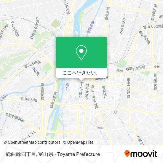 総曲輪四丁目地図