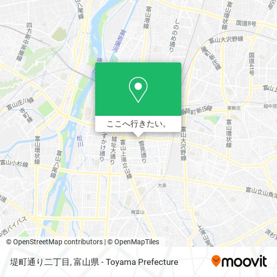 堤町通り二丁目地図