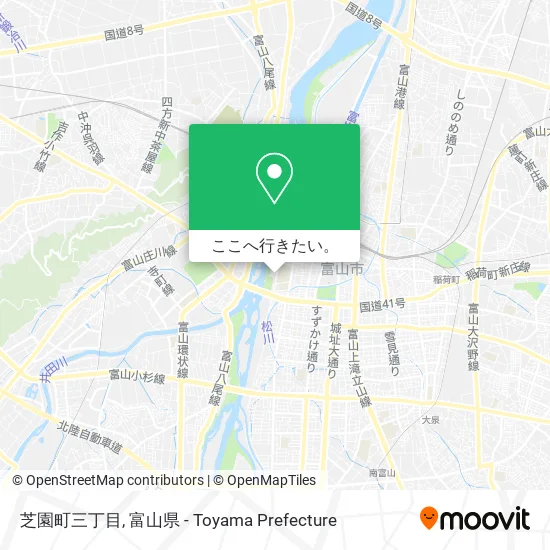 芝園町三丁目地図