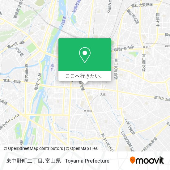 東中野町二丁目地図