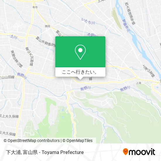 下大浦地図