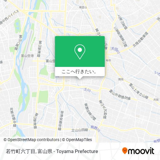 若竹町六丁目地図
