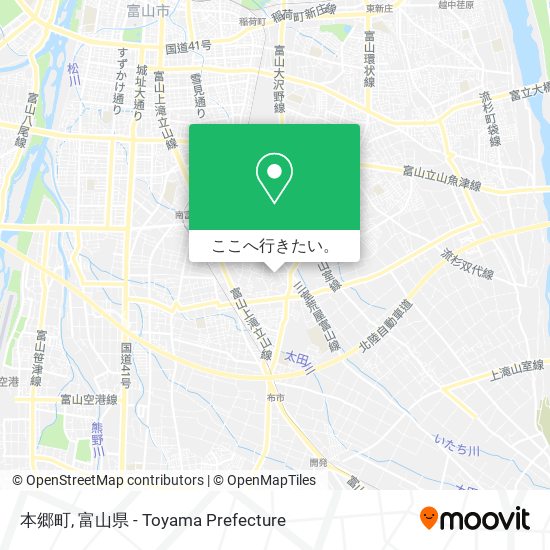 本郷町地図
