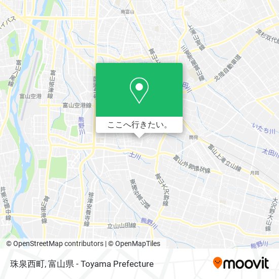 珠泉西町地図