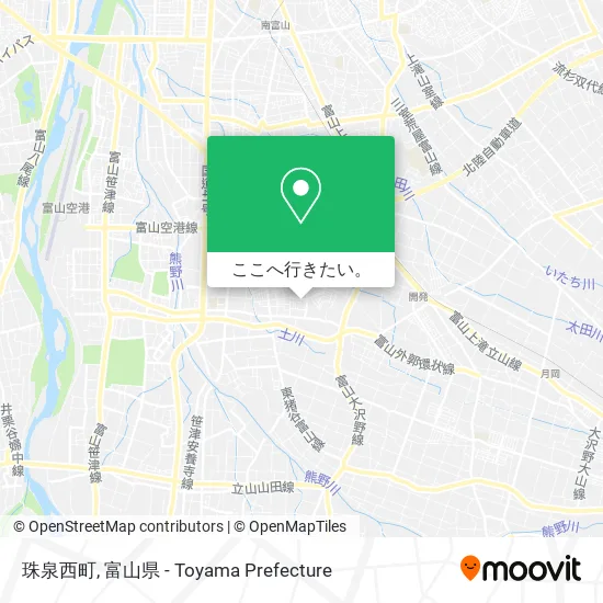 珠泉西町地図
