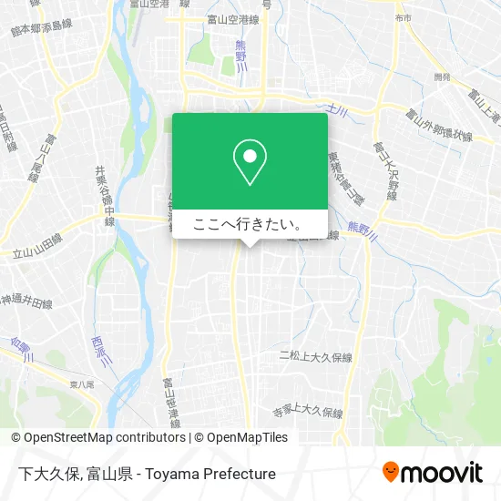 下大久保地図