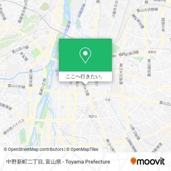 中野新町二丁目地図