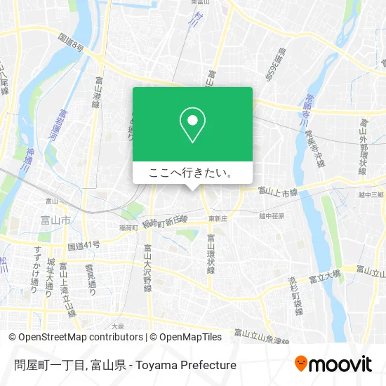 問屋町一丁目地図