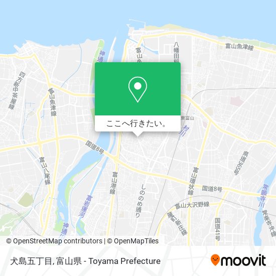 犬島五丁目地図
