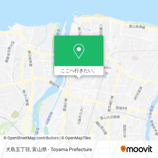犬島五丁目地図
