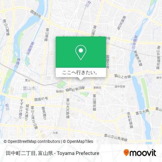 田中町二丁目地図