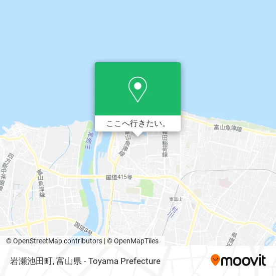 岩瀬池田町地図
