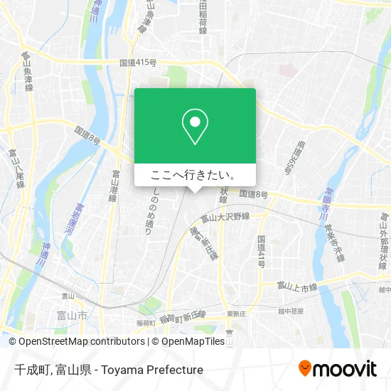 千成町地図