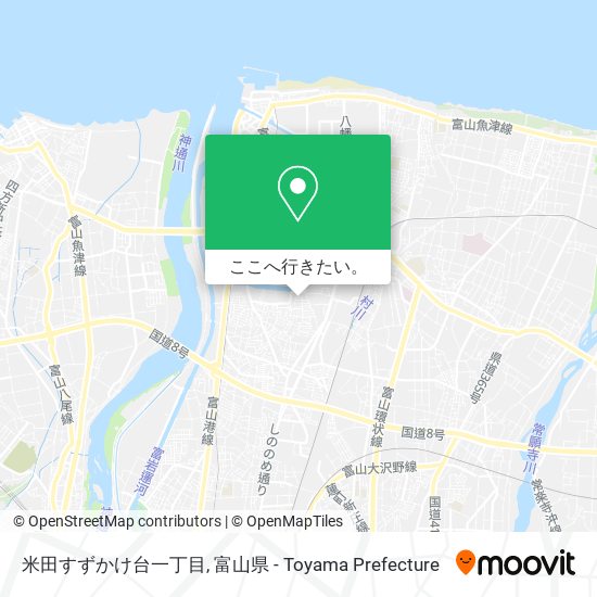 米田すずかけ台一丁目地図