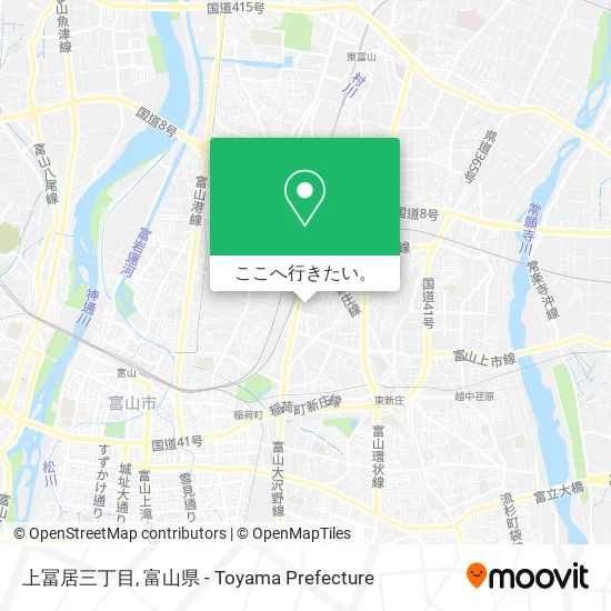 上冨居三丁目地図
