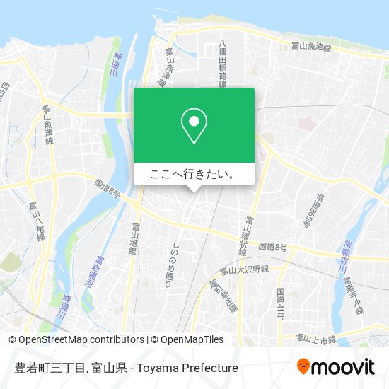 豊若町三丁目地図