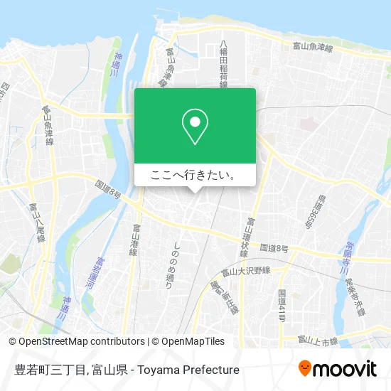 豊若町三丁目地図
