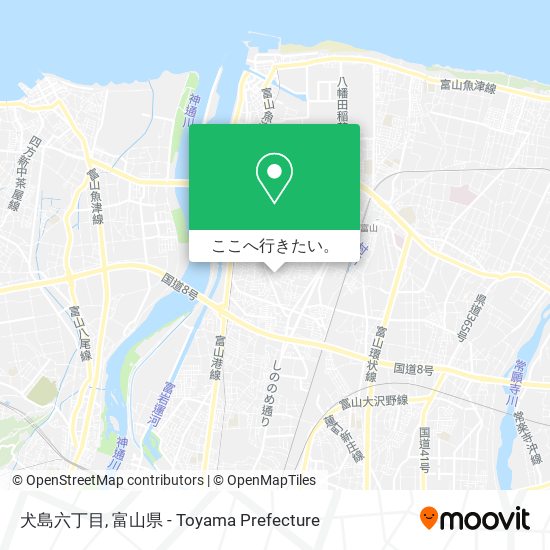 犬島六丁目地図