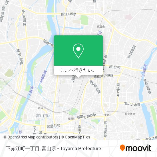 下赤江町一丁目地図