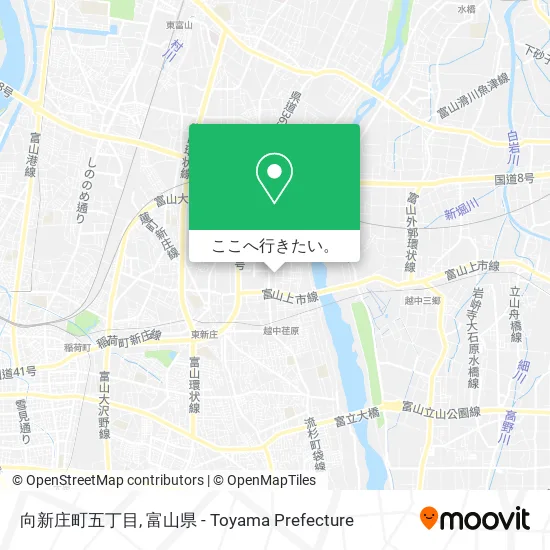 向新庄町五丁目地図
