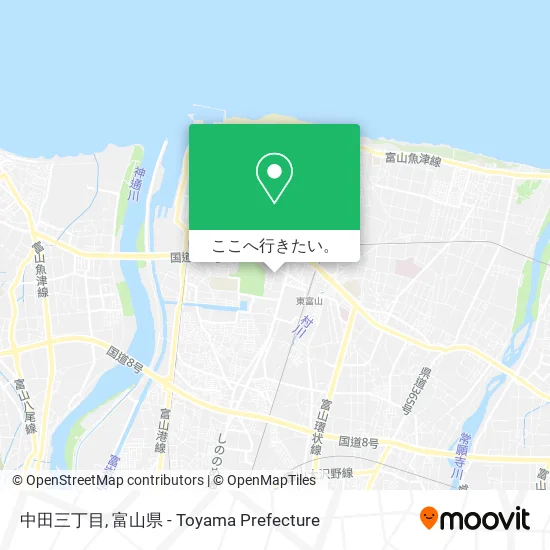 中田三丁目地図