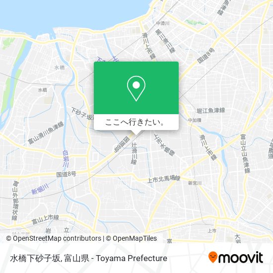 水橋下砂子坂地図