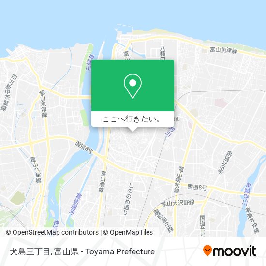 犬島三丁目地図