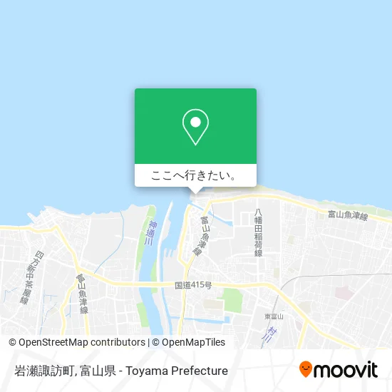 岩瀬諏訪町地図